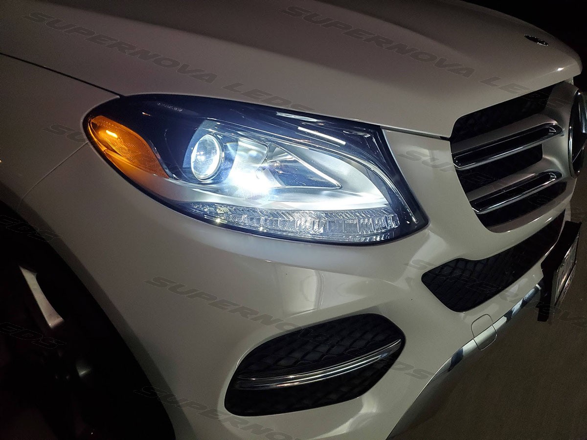 Mercedes GLE Low Beams and Fog Lights