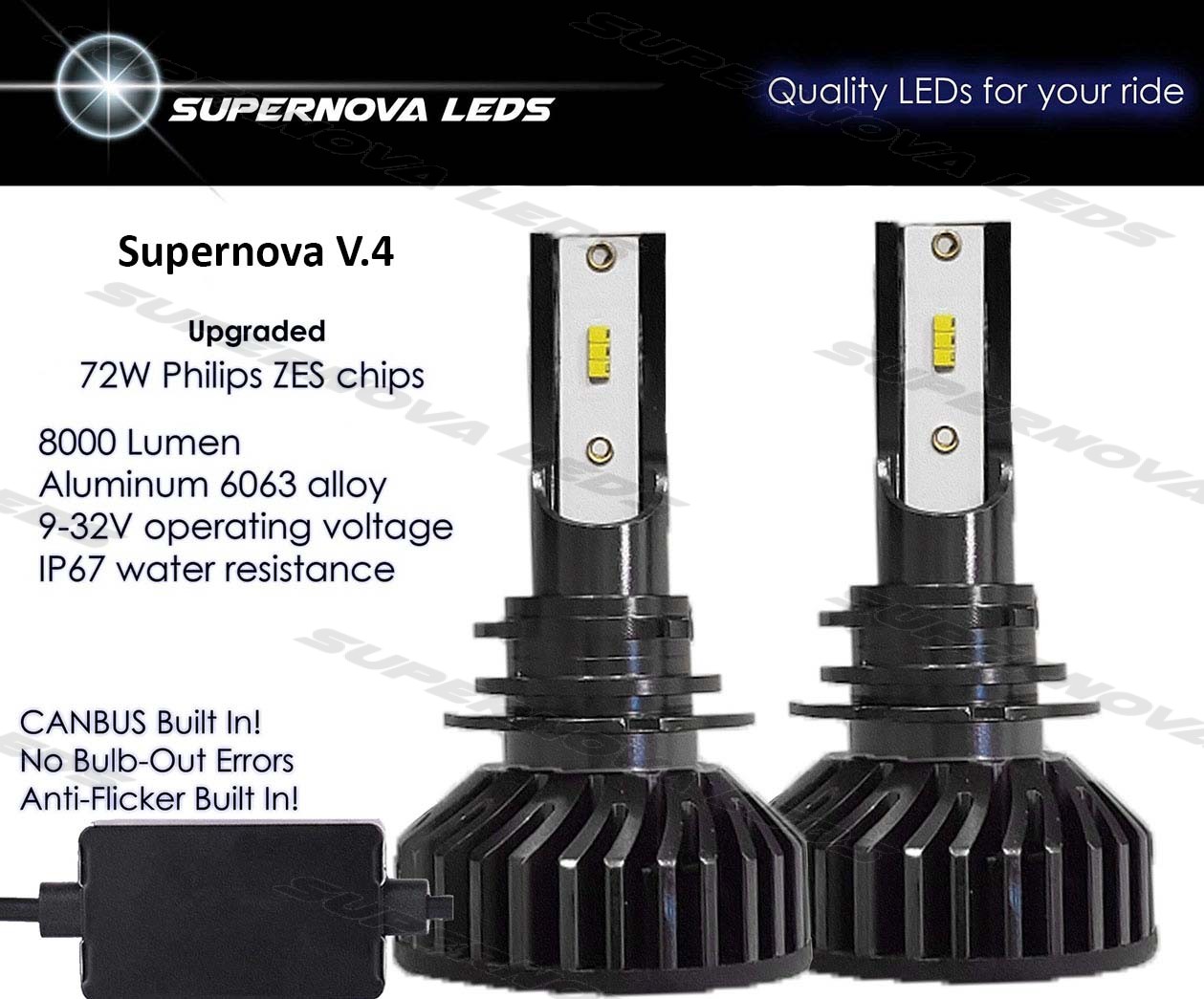 Supernova LEDs V.4 Headlights