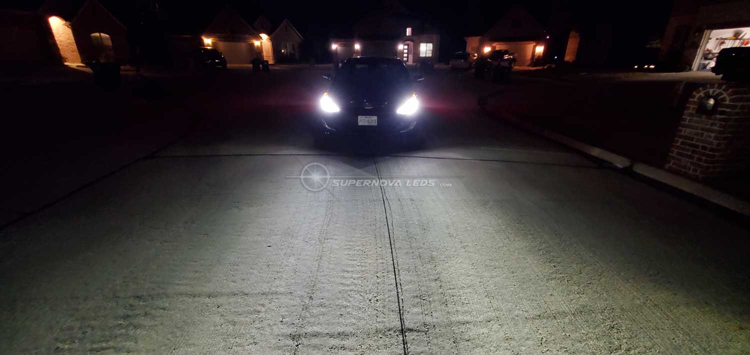 Supernova V.4 X LEDs in a Hyundai Sonata after